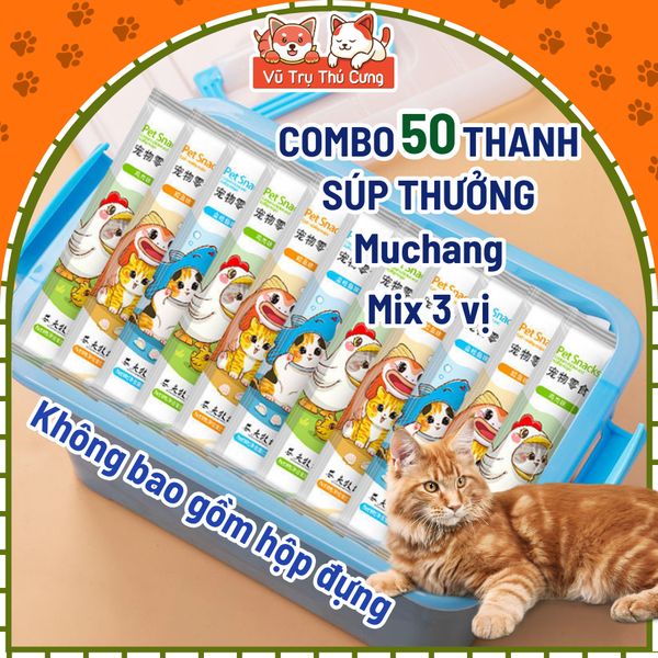 Combo 50 Thanh Súp Thưởng Shizuka Cho Mèo