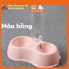 Bát ăn đôi cho Chó Mèo kèm bình nước tự động 500ml