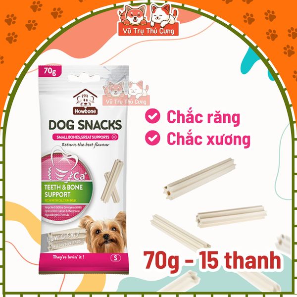 Snack Xương Gặm Sạch Răng Chó Chó Howbone Dai Dai