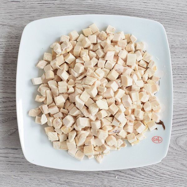 (Túi Lớn 1Kg) Ức Gà Viên Sấy Cho Chó Mèo Hàng Cao Cấp, Không Vụn