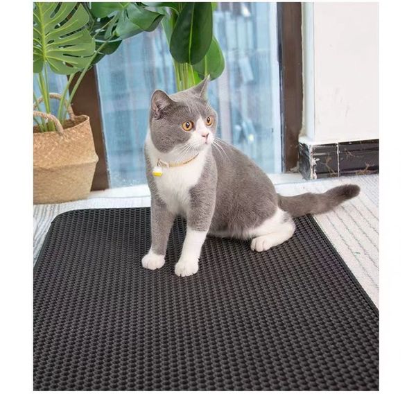 Thảm lót hứng cát mèo đủ Size, hạn chế Cát rơi ra sàn