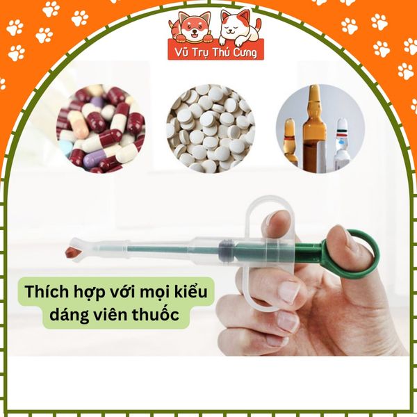 Ống bơm xi lanh hỗ trợ uống đa năng cho chó mèo