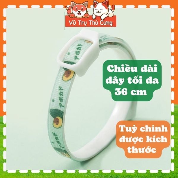 Vòng cổ chống ve rận, bọ chét cho Chó mèo, thành phần thiên nhiên