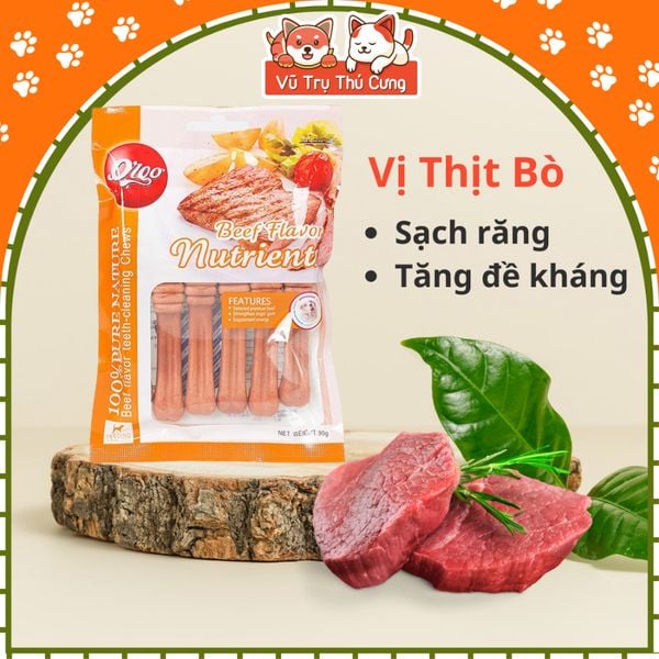 Bánh Thưởng Xương Orgo Cho Chó Bổ Sung Canxi & Sạch Răng 90g