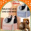 Balo vận chuyển chó mèo thoáng khí Hello Cat