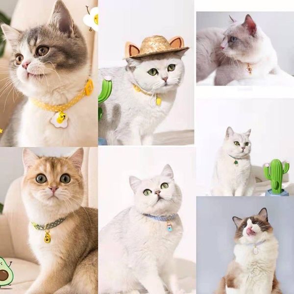 Vòng cổ Chó Mèo có chuông lục lạc kèm Charm Cute