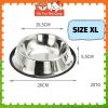 Bát ăn inox chống trượt cho Chó mèo Full size