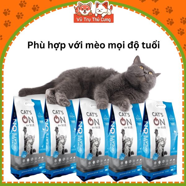 (Có quà tặng) Thức ăn hạt cho mèo mọi lứa tuổi Cat’s On 1kg