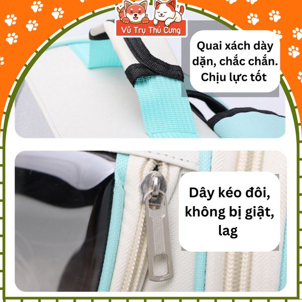 Balo vận chuyển chó mèo thoáng khí Hello Cat