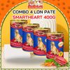 Combo 4 Lon Pate Smartheart Thái Lan Cho Chó 400g