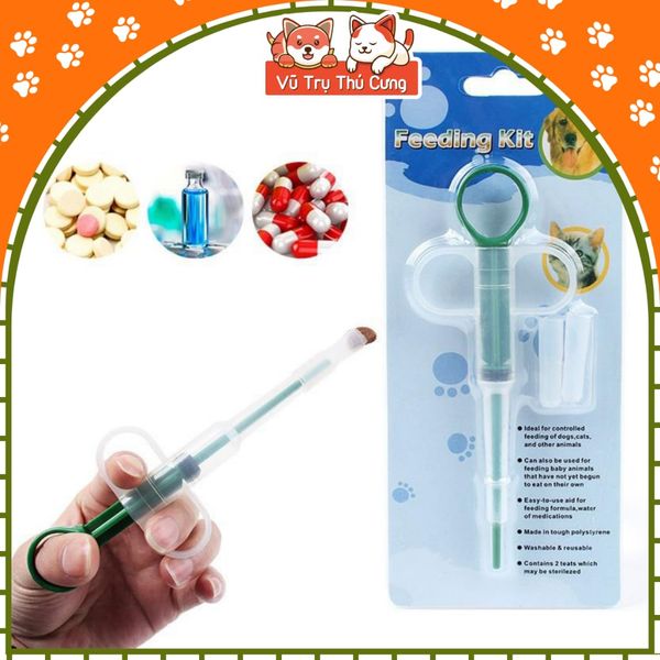 Ống bơm xi lanh hỗ trợ uống đa năng cho chó mèo