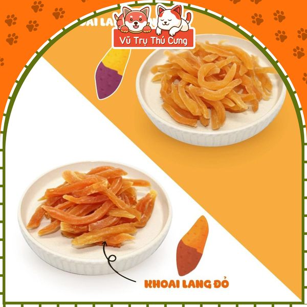 Khoai Lang Sấy Dẻo Cho Chó Mèo Natural Core