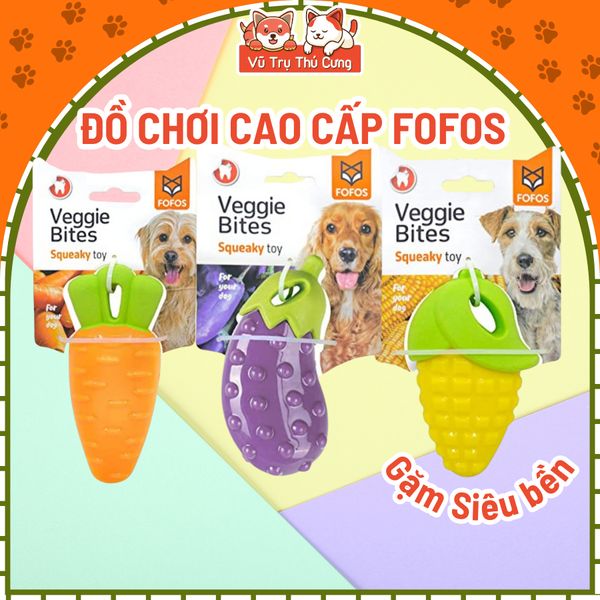 Đồ chơi gặm cho chó phát ra tiếng hình trái cây FOFOS