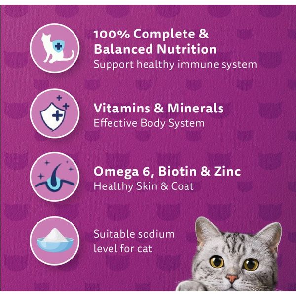 Pate Lon Whiskas cho Mèo trưởng thành 400g