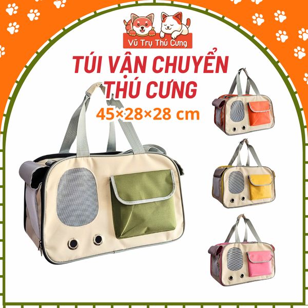 Túi Vận Chuyển Thú Cưng Size 45x28x28cm Gấp Gọn Tiện Lợi