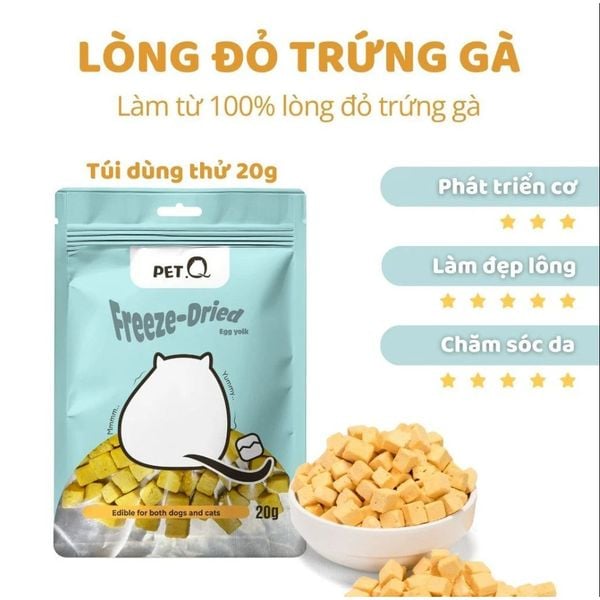 Đồ Sấy Cho Chó Mèo 5 Vị Thơm Ngon PetQ