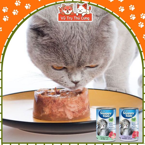 Pate Baby Snappy Tom cho Mèo Con lon 150g