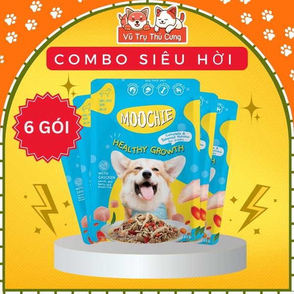 [SIÊU TIẾT KIỆM] Combo Pate Moochie dành cho Chó Con - Hỗ trợ dinh dưỡng, tăng cường sức khỏe