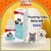 Nước nhỏ tai, vệ sinh tai cho Chó mèo, Bioline 50ml