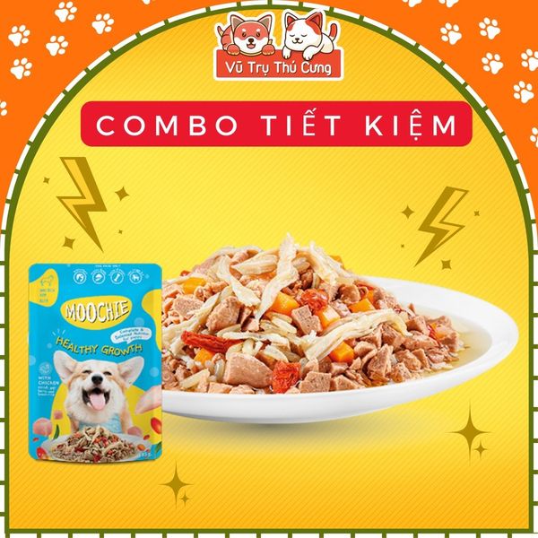 [SIÊU TIẾT KIỆM] Combo Pate Moochie dành cho Chó Con - Hỗ trợ dinh dưỡng, tăng cường sức khỏe