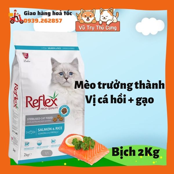 Thức Ăn Hạt Reflex cho mèo từ Thỗ Nhĩ Kỳ 2Kg2