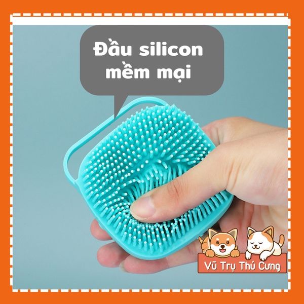 Dụng cụ Massage tạo bọt tắm cho thú cưng tiện lợi
