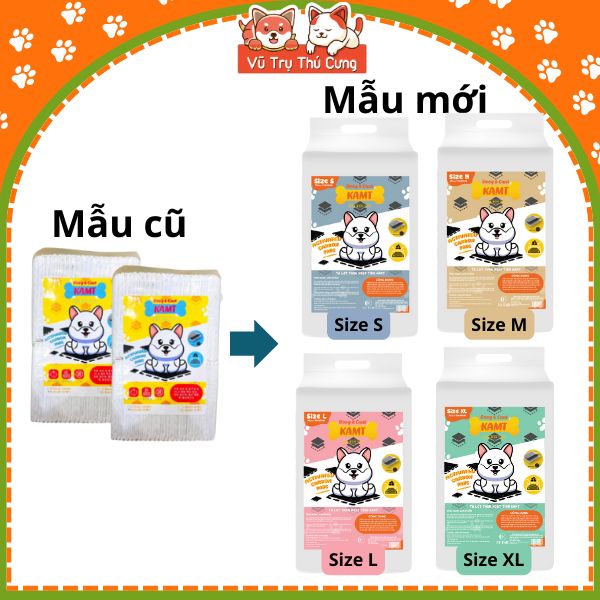 Tã lót chuồng than hoạt tính khử mùi cho thú cưng, thấm hút tốt