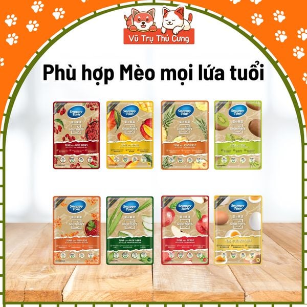 Pate Snappy Tom Trái Cây Cho Mèo 70g