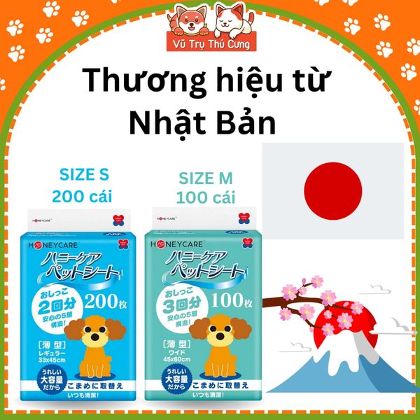 Tã lót chuồng vệ sinh cho Chó Mèo Honey Care Standard siêu thấm hút