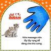 Găng tay chải lông rụng chó mèo - Tắm chó mèo, lấy lông rụng thú cưng (màu ngẫu nhiên)