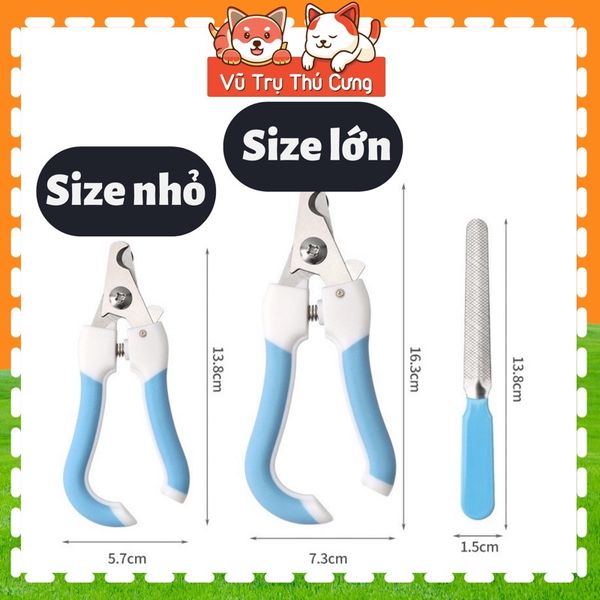 Kềm cắt móng cho thú cưng chó mèo kèm dũa