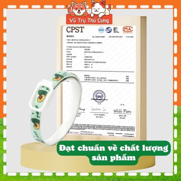 Vòng cổ chống ve rận, bọ chét cho Chó mèo, thành phần thiên nhiên