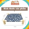 Giường gỗ cho thú cưng, Võng cho chó mèo họa tiết xinh xắn