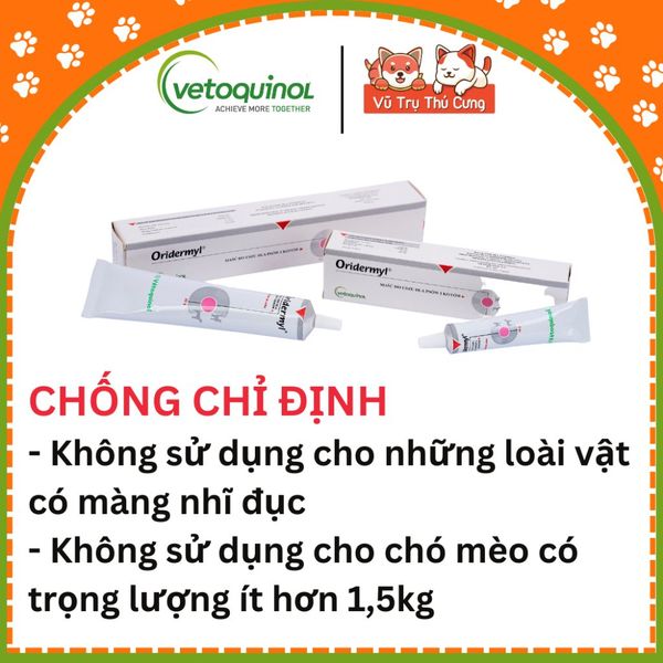 Nhỏ vệ sinh tai chó mèo, ve tai, rận tai, hôi tai OTOKLEN, ORIDERMYL