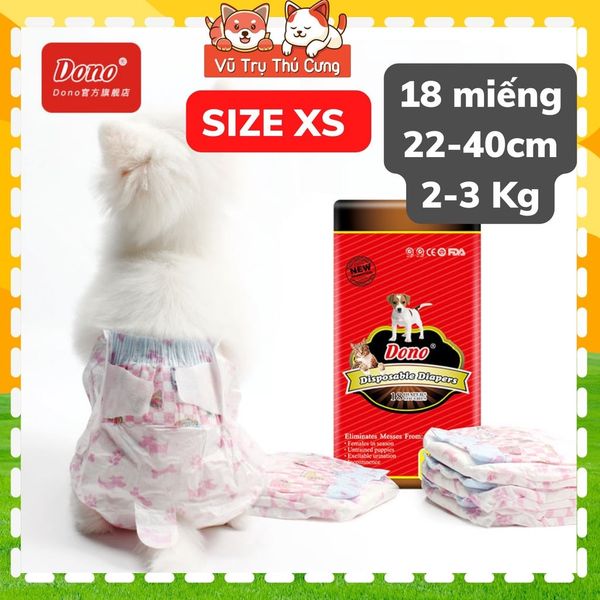 Tã bỉm cho Chó cái DONO nhiều Size, thấm hút tốt