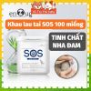 Khăn ướt lau tai cho Chó Mèo SOS, 100 miếng, vệ sinh tai sạch sẽ