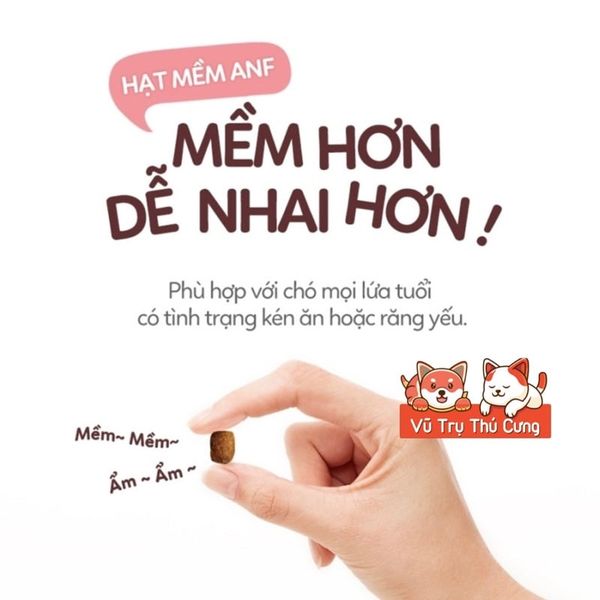Thức Ăn Hạt Mềm Cho Chó ANF Soft Hàn Quốc