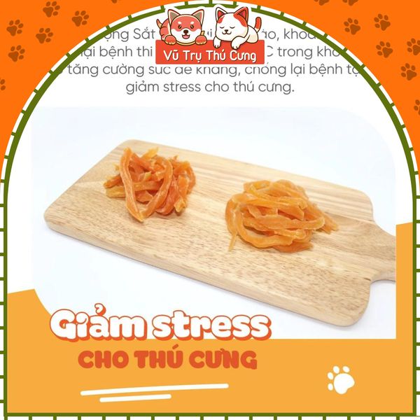 Khoai Lang Sấy Dẻo Cho Chó Mèo Natural Core