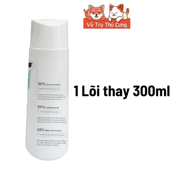 Bình Xịt Khử Mùi Chó Mèo, Diệt Khuẩn Môi Trường PetQ 300ml