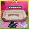 Nệm ngủ cho Chó mèo hoạ tiết cục xương hình chữ nhật