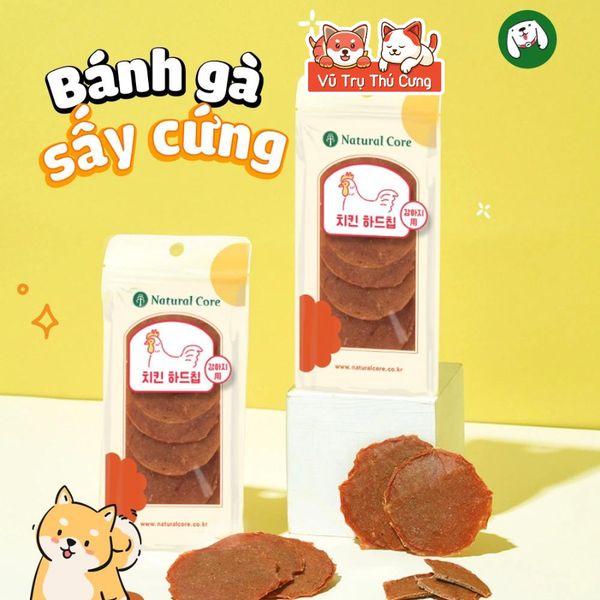 Bánh Thưởng Cho Chó Vị Gà & Cá Dinh Dưỡng Natural Core 40g