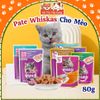 Pate Whiskas dành cho mèo con, mèo trưởng thành 80g