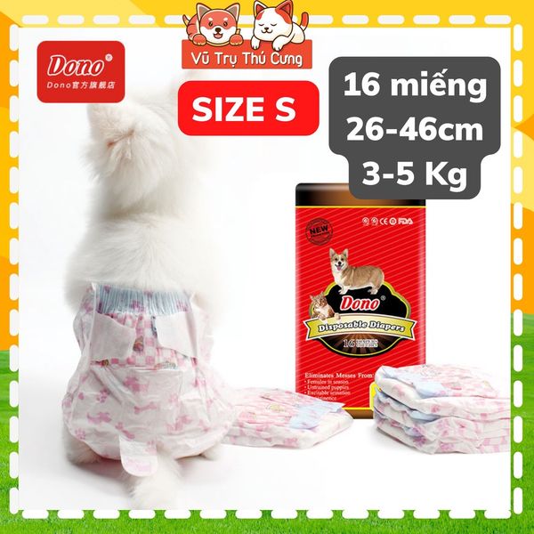 Tã bỉm cho Chó cái DONO nhiều Size, thấm hút tốt