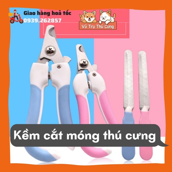 Kềm cắt móng cho thú cưng chó mèo kèm dũa