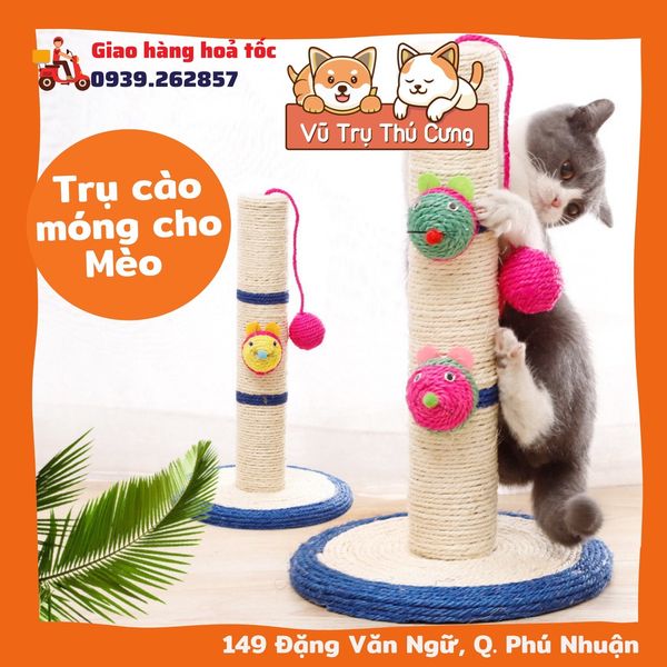 Đồ chơi cào móng cho mèo giải tỏa căng thẳng