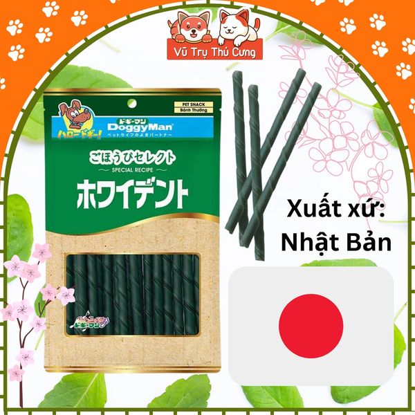 Que gặm thơm miệng cho chó DoggyMan, bổ sung vitamin, làm sạch răng 120g