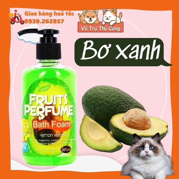 Sữa Tắm Cho Mèo Hương Trái Cây Spirit 250ml
