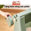 Nhà vệ sinh cho Mèo thành cao, chống văng cát, tặng kèm xẻng