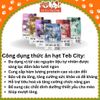 Thức ăn Hạt cho mèo Tebcity mix topping thịt gà siêu dinh dưỡng, không ngũ cốc 1,5Kg2