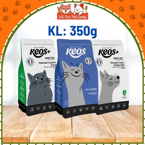 Thức Ăn Hạt Keos Cho Mèo Kén Ăn 350g